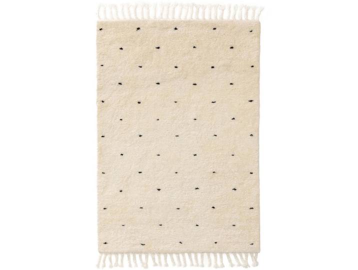 benuta Kinderteppich Theo Cream 120x170 cm, Creme, Gepunktet, Rechteckig, 120x170 cm, pflegeleicht, Teppiche und Böden, Teppiche, Kinderteppiche