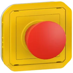 Legrand 069547L Plexo New Einsatz NOT-AUS Taster 3A IK 07 in der Gelb