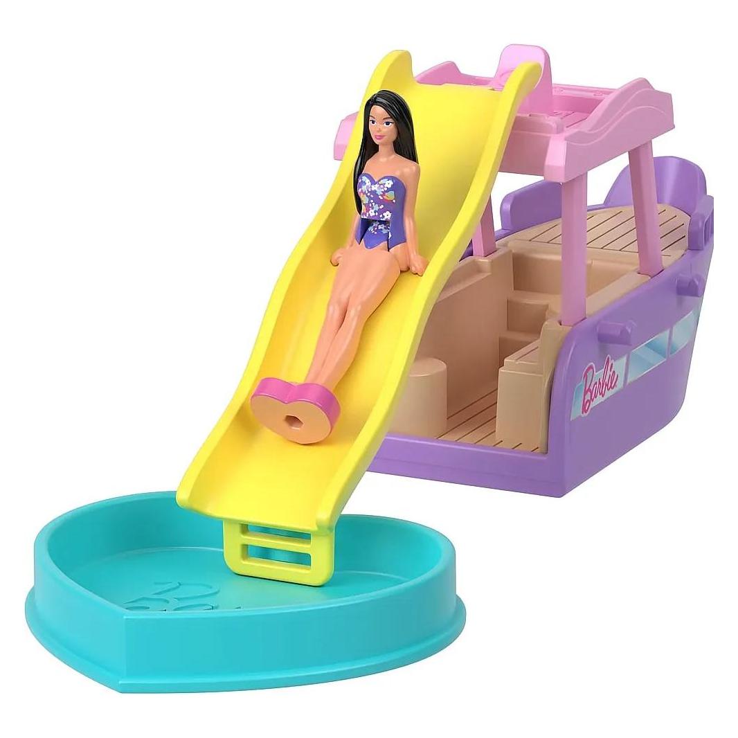 Barbie Mini BarbieLand Traumboot mit Puppe (HYF41)