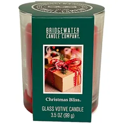 Christmas Bliss Glasvotivkerze 99g