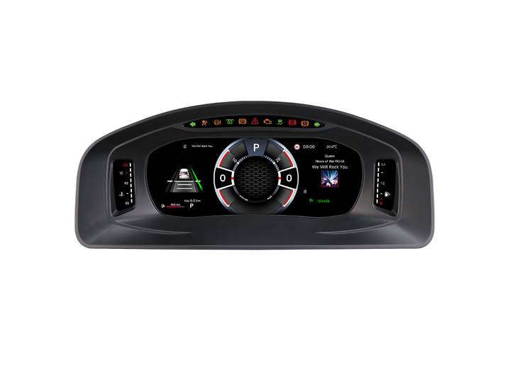 Hizpo Modifie le tableau de bord numérique pour Volkswagen Multivan T5 2008 - 2015, HDMI Carplay Android Auto, panneau d'instruments, cockpit