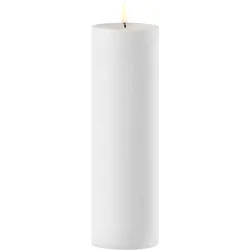 Uyuni Outdoor LED Stumpenkerze 12 x 40cm weiß