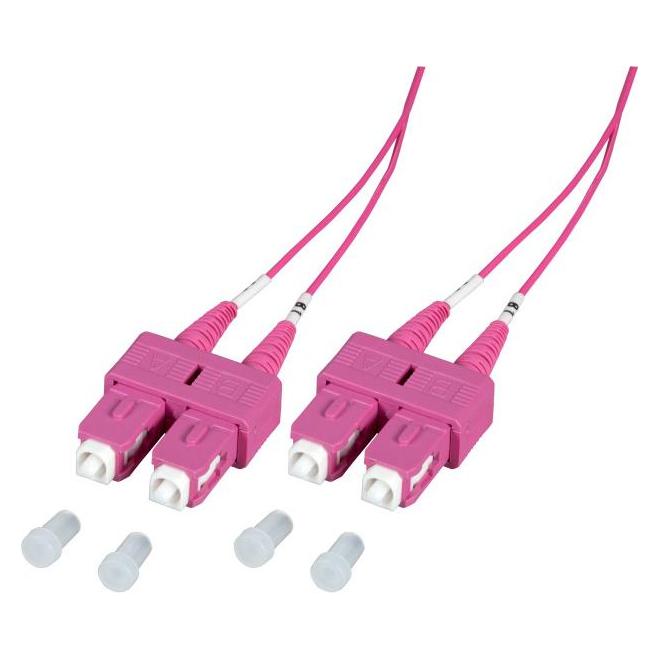 EFB Elektronik SC/SC, LSZH, Violett (2 m) (O0318.2-1.2)