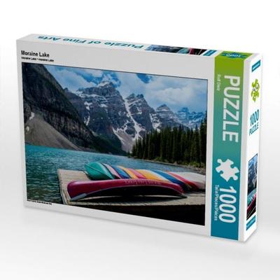 CALVENDO Puzzle Moraine Lake | 1000 Teile Lege-Größe 64 × 48 cm Foto-Puzzle für glückliche Stunden