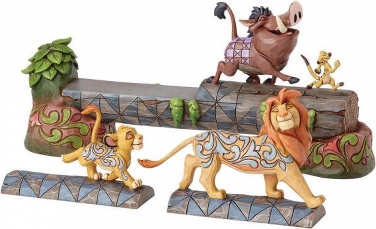 Disney Traditions Jim Shore The Lion King Carefree Camaraderie Tabletop Decor
