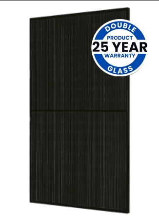 JA Solar 465W N-type Double Glass Monofacial Traceable LR All Black with MC4 connectors