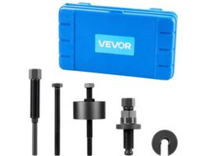 VEVOR Kit de Montage et Démontage de Poulie de Pompe de Direction Assistée, Compatible avec Ford, GM V6 et VW, Extracteur de Poulie avec Coffret, pour Réparation Automobile, pour Garage Atelier