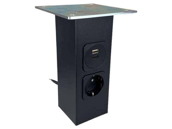 Konsole 640114 schwarz matt