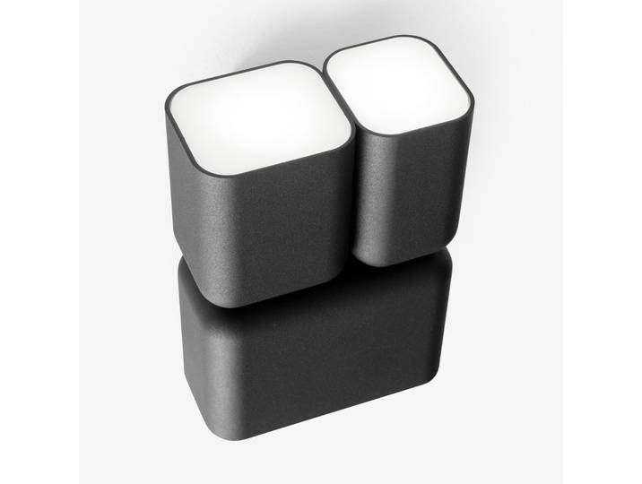 Applique murale Tabata LN10 Black - &Tradition - Salon / séjour - Design - Aluminium - Multi-ampoules