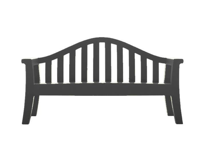 SERRALUNGA banc GIULIETTA (Anthracite laqué - LLDPE)