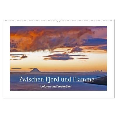 Zwischen Fjord und Flamme (Wandkalender 2026 DIN A3 quer), CALVENDO Monatskalender