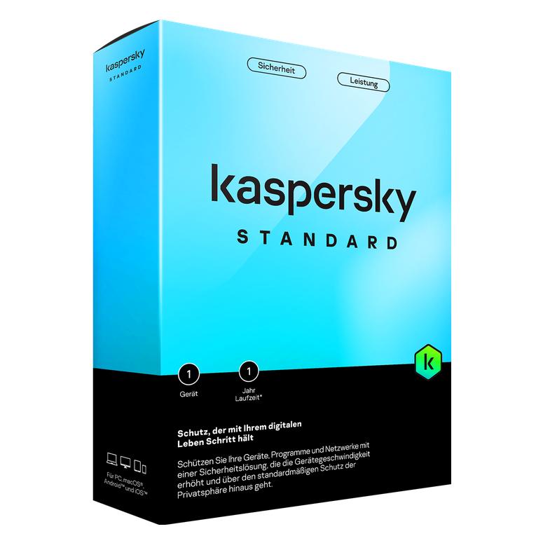 Kaspersky Standard 1 Device Sierra Box (DE) (1 User, 12 Monate) (KL1041G5AFS)