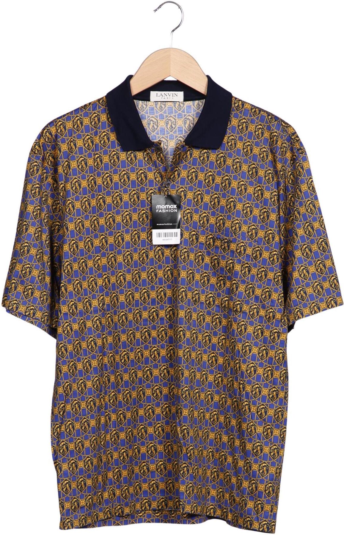 Lanvin Herren Poloshirt, Mehrfarbig, Gr. 7Xl, Baumwolle - Second Hand