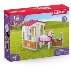Schleich 42368 - Horse Club - Spielset, Pferdebox mit Lusitano Stute
