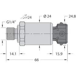 Turck Drucktransmitter PT600R2104U6AMP3J1