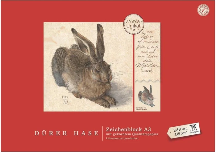 Edition Dürer Zeichenblock Dürer Hase DIN A3