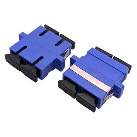 Tecline LWL Kupplung, SC/SC Duplex, OS2, blau (20500052)