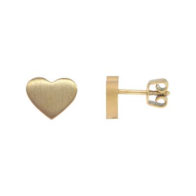 Paar Ohrstecker TITANIA "Titanohrstecker", gold (goldfarben), Ohrringe, Damen, Titan