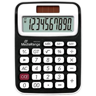 MediaRange Taschenrechner 10-st. LC-Display Solar/Bat. sw/we