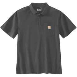 Carhartt, Arbeitsoberteil, Loses Poloshirt Carbon (XL)