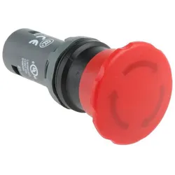 ABB Not-Aus kompakt 40mm rot Pilz dreh, Schalter + Taster, Rot