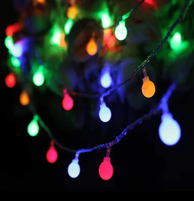 Inspire Curations 5M 50M LED Ball String Lights For Christmas, Weddings And Parties multicolor 5m 40leds(220v Eu)