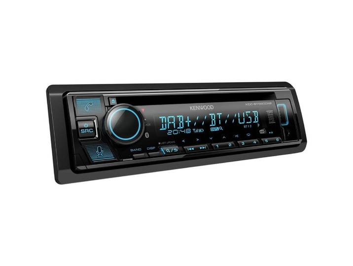Kenwood Kenwood KDC-BT560DAB Autoradio Anschluss für Lenkradfernbedienung, Blu Autoradio