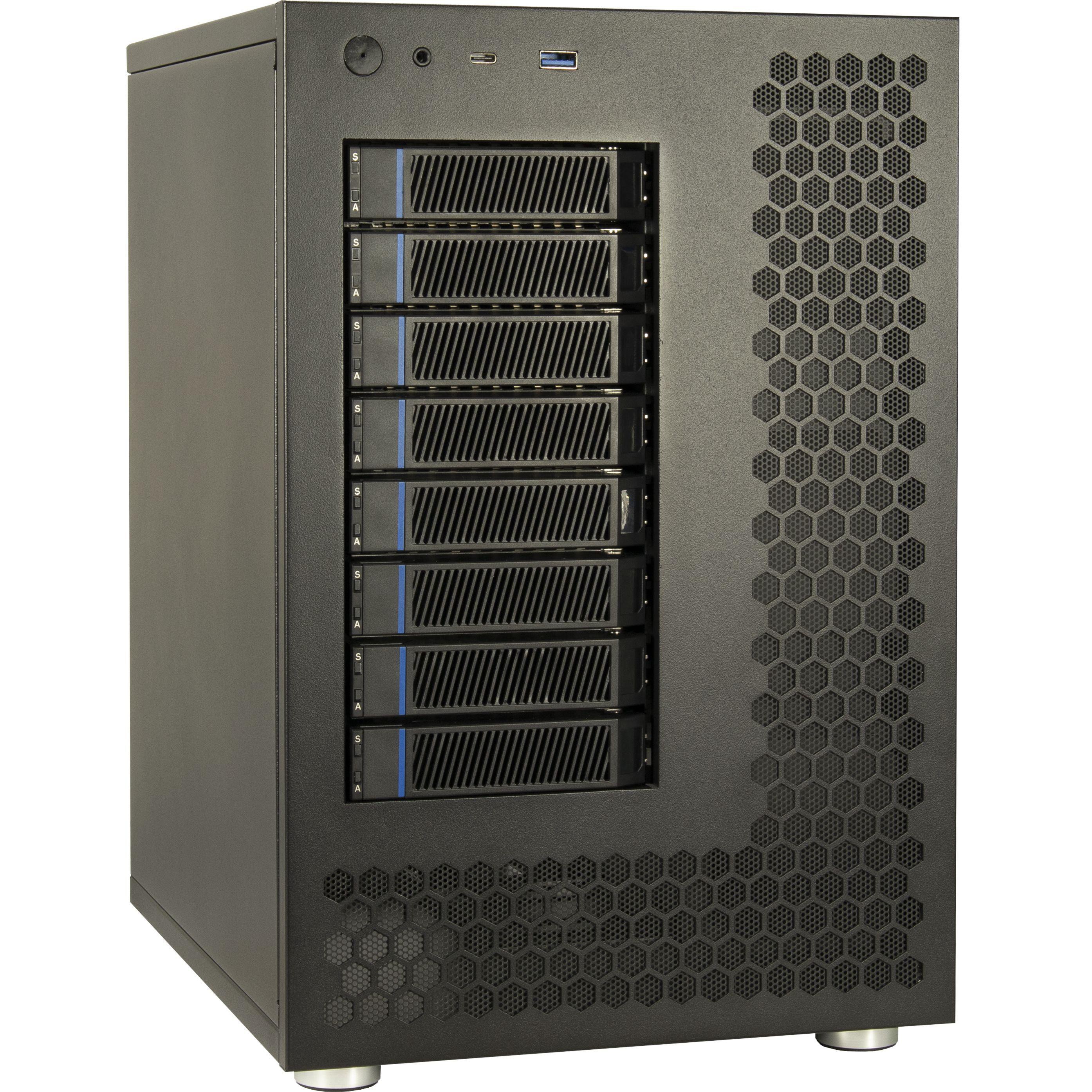 Inter-Tech NAS-8 PC Gehäuse für bis zu 8 Laufwerke (12Gb/s) 88887392
