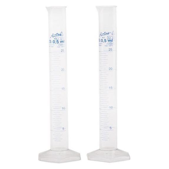 RS PRO PMP Messzylinder mit Skala, 25ml, L. 170mm (8919996)