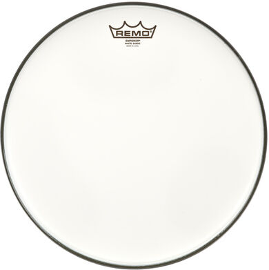 "Remo 13"" Emperor White Suede "