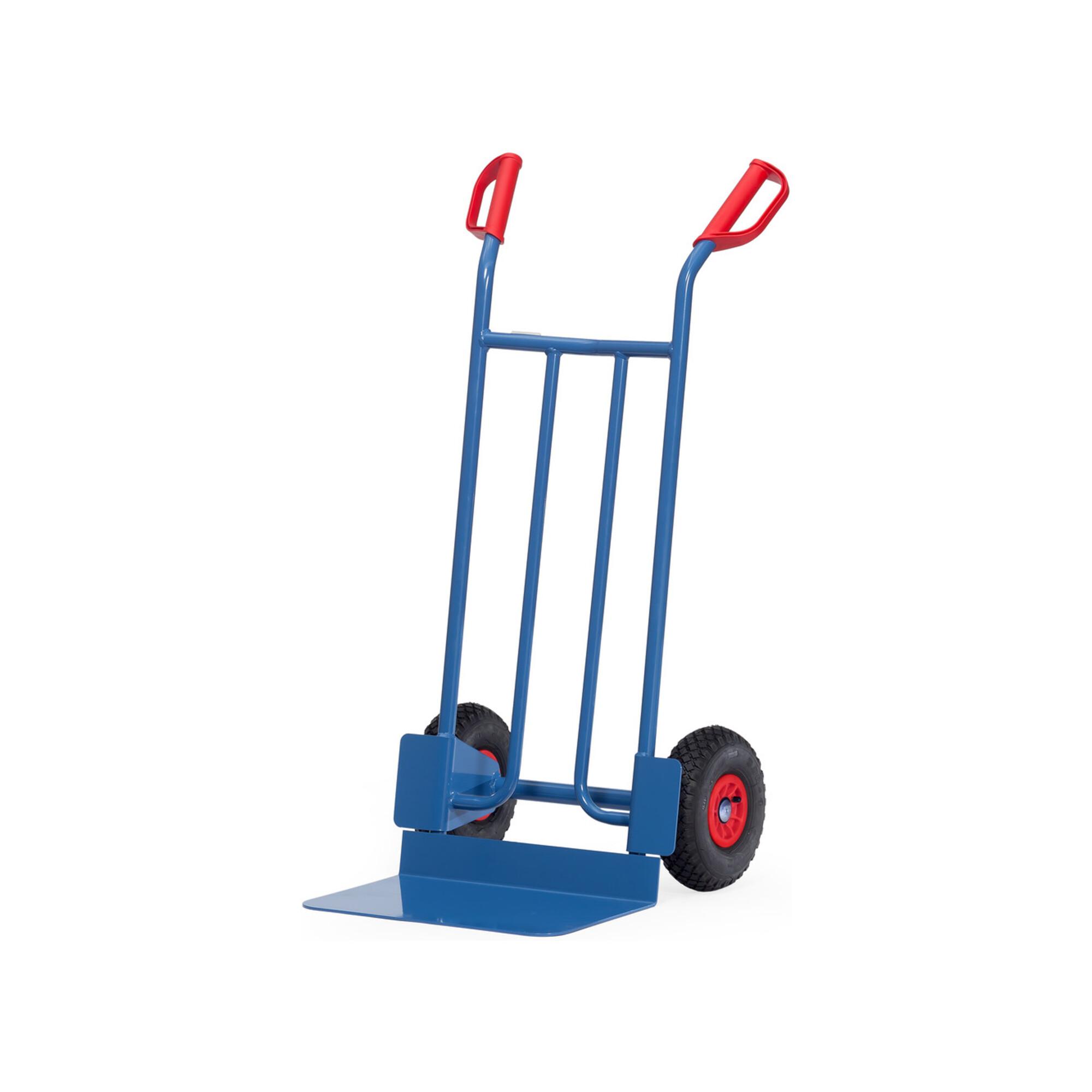 Sackkarre H.1150mm Schaufel-L300xB480mm Luft-Bereifung Trgf.250kg brillantblau ; fetra (B1116L)