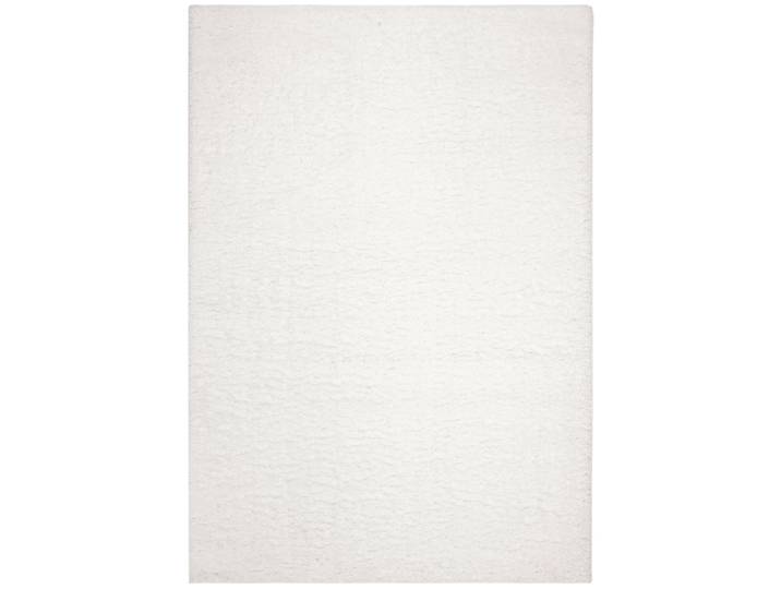 Tapis shag en polypropylène blanc, 274 x 366 cm