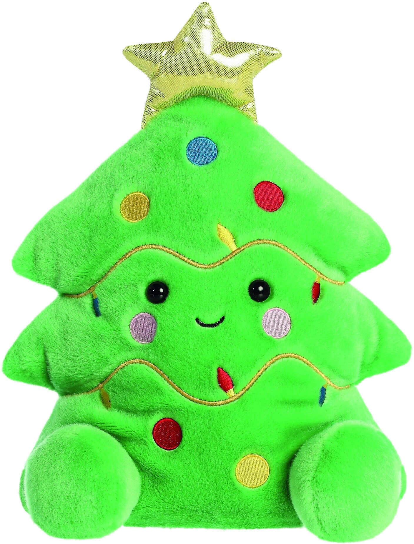 Aurora Palm Pals Party-Sized Douglas Christmas Tree Plush 13in for Christmas Decorations