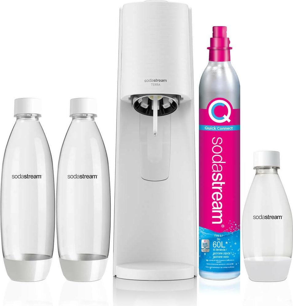 SodaStream Terra wit, voordeelverpakking x3