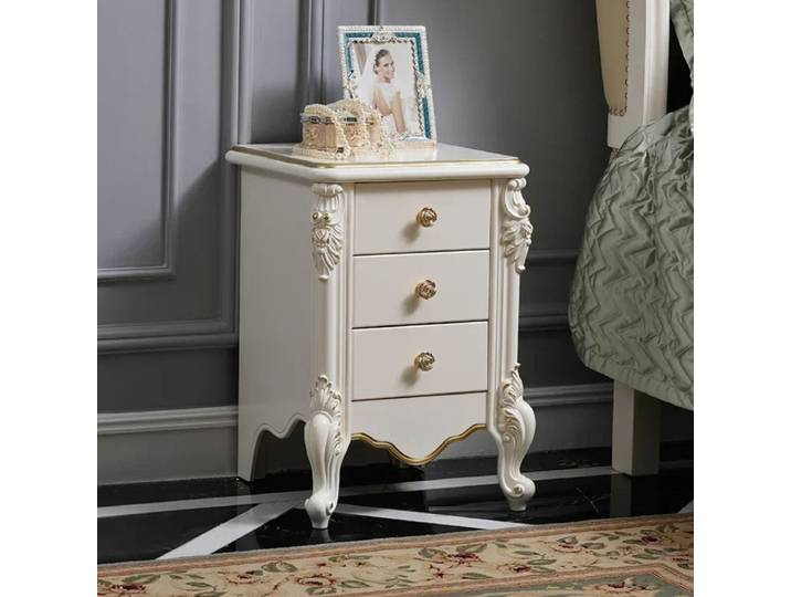 Armoire de Rangement Simple et Étroite, Mini Table de oral et de Charme Européenne, Inspirée de la Campagne