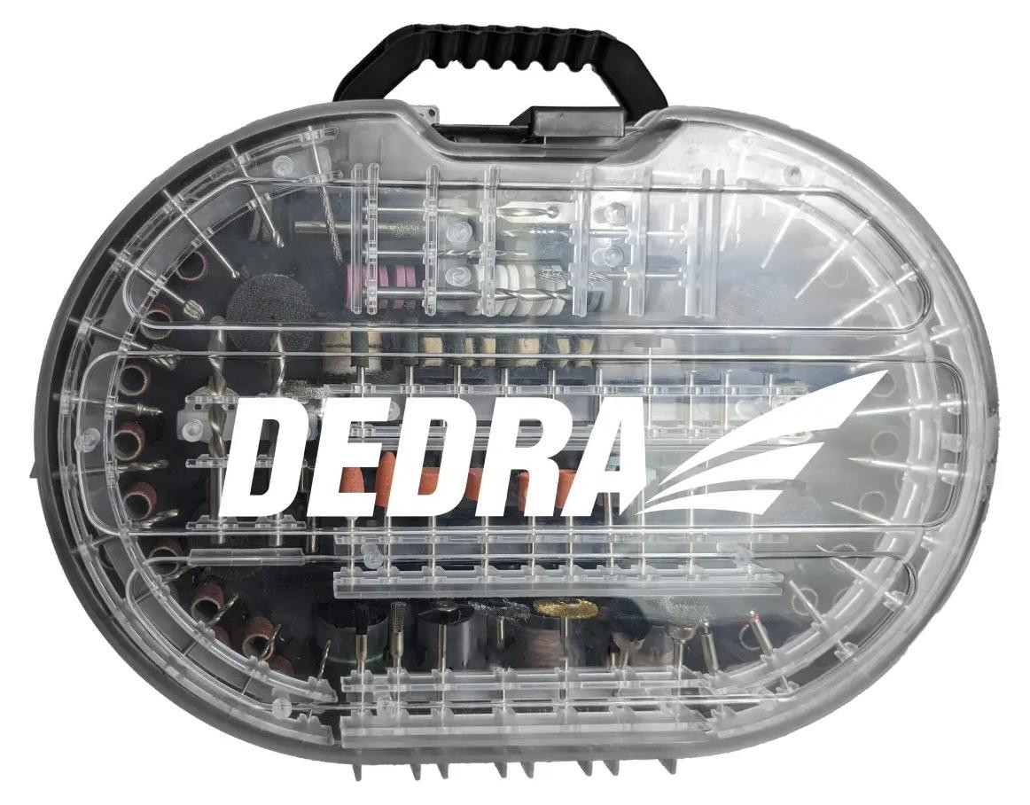 Dedra Accessoireset voor multifunctionele freesmachine, DEDRA 08T700, 287 stuks