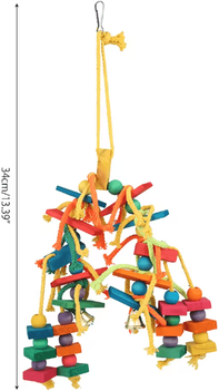 Inspire Essentials ForageFun Handmade Bird Foraging Toy For Parakeets And Small Parrots b