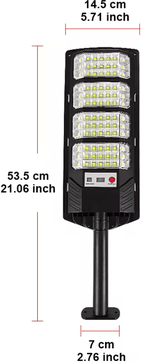 Inspire Curations Solar Motion Sensor Street Light IPX67 Waterproof Outdoor LED Lamp 336 Led