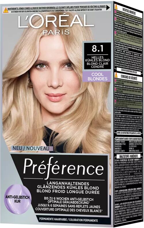 L'Oréal Paris - Cool Blonde Anti-Gelbstich Kur, 1 Stück, . Helles kühles Blond/Blond clair cendré