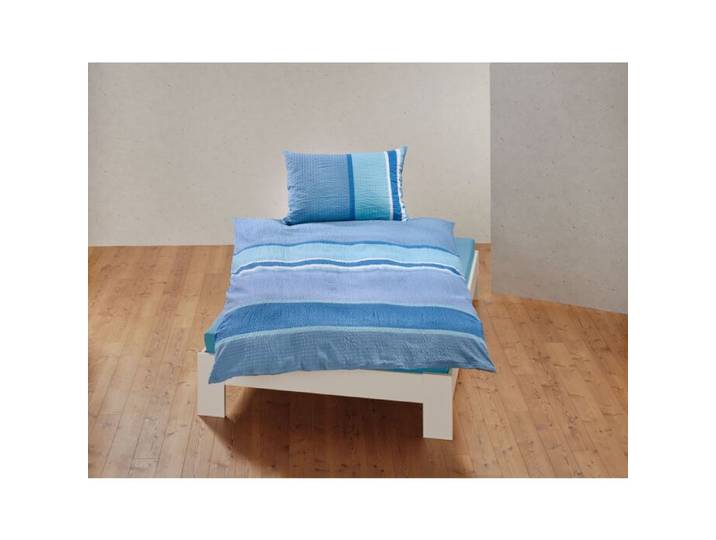 Bettwäsche mit stilvollen Querstreifen – 65x100 cm / 160x210 cm