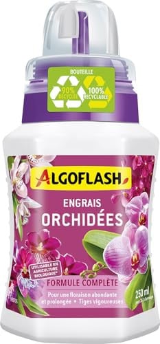 Algoflash Vloeibare meststof voor orchideeën, 250 ml