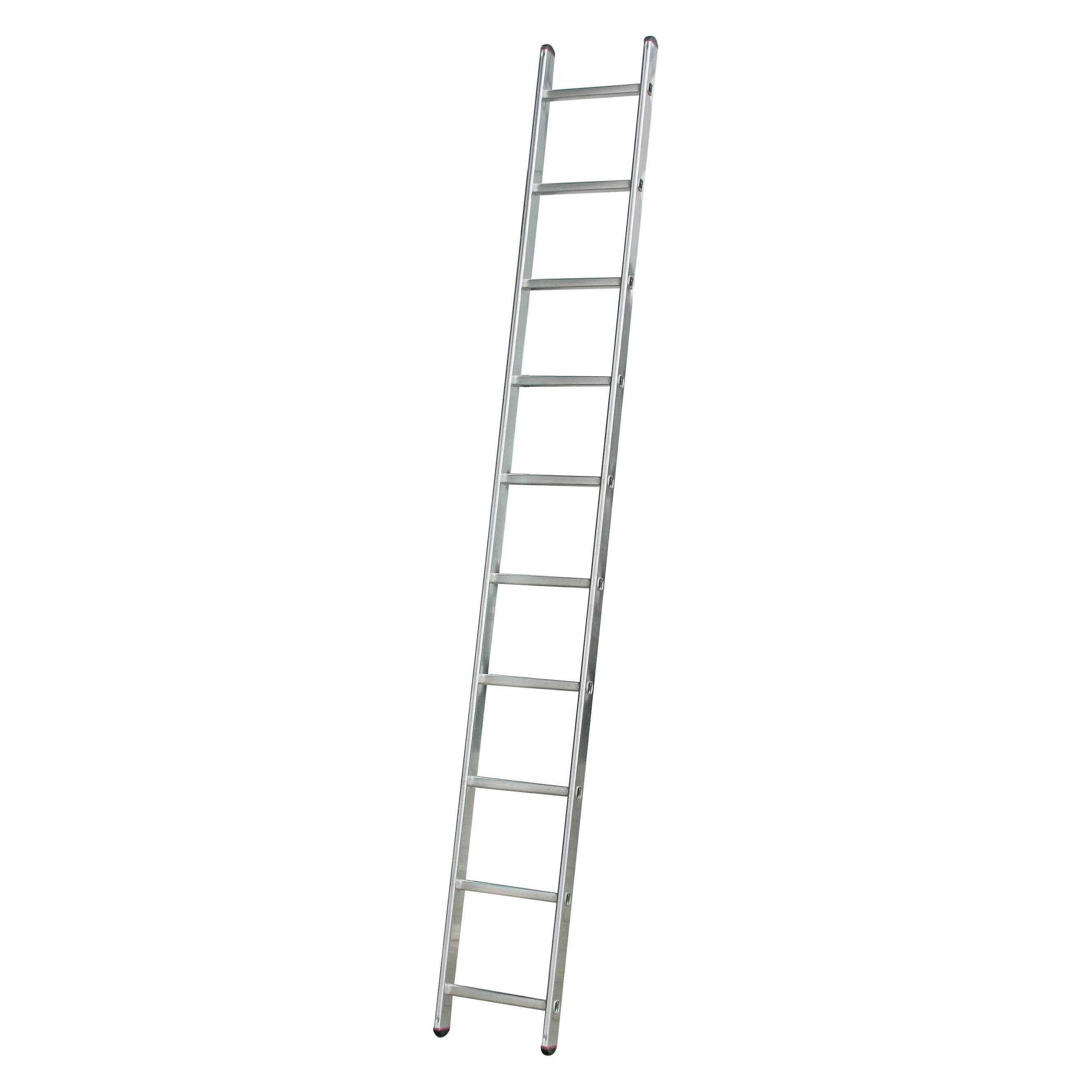 Krause Anlegeleiter CORDA silber 8 Sprossen, H: 225,0 cm (Anlegeleiter, 225 cm) (010087)