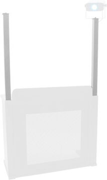Omnitronic Extension Booz Event Stand WH blanc