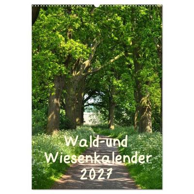 Wald- und Wiesenkalender 2027 Planer (Wandkalender 2027 DIN A2 hoch), CALVENDO Monatskalender