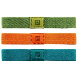 Zwilling Gummibänder, Vorratsbehälter, Mehrfarbig, Orange, Blau, Rot, Grün