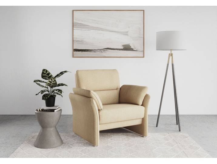 Sessel DOMO COLLECTION Pina elegant und zeitloser Clubsessel, bequemer Cocktailsessel , beige, B:99cm H:95cm T:88cm, Sessel, Sessel, Hoher Sitzkomfort, Feinstruktur, beige