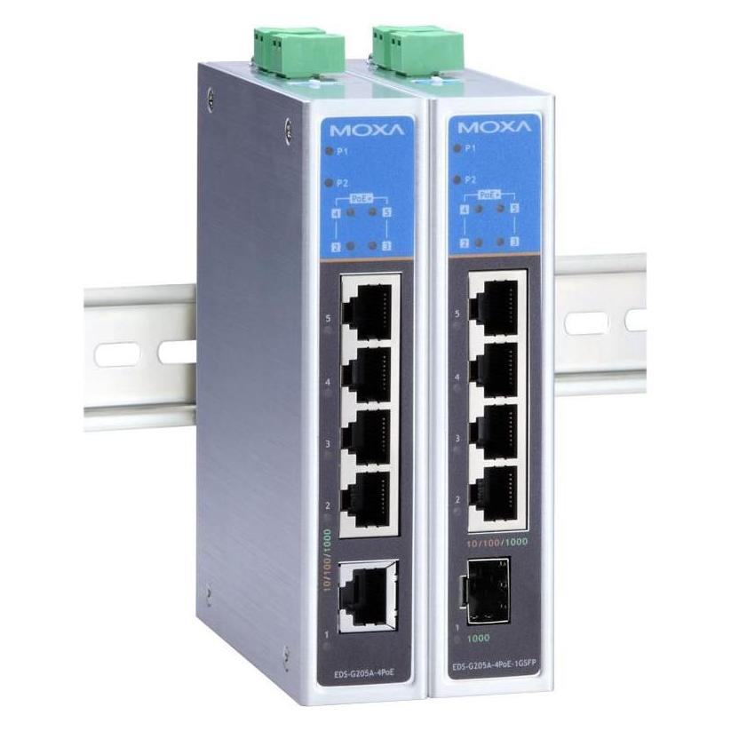 Moxa Industrial Unmanaged Ethernets (5 Ports) (45351)