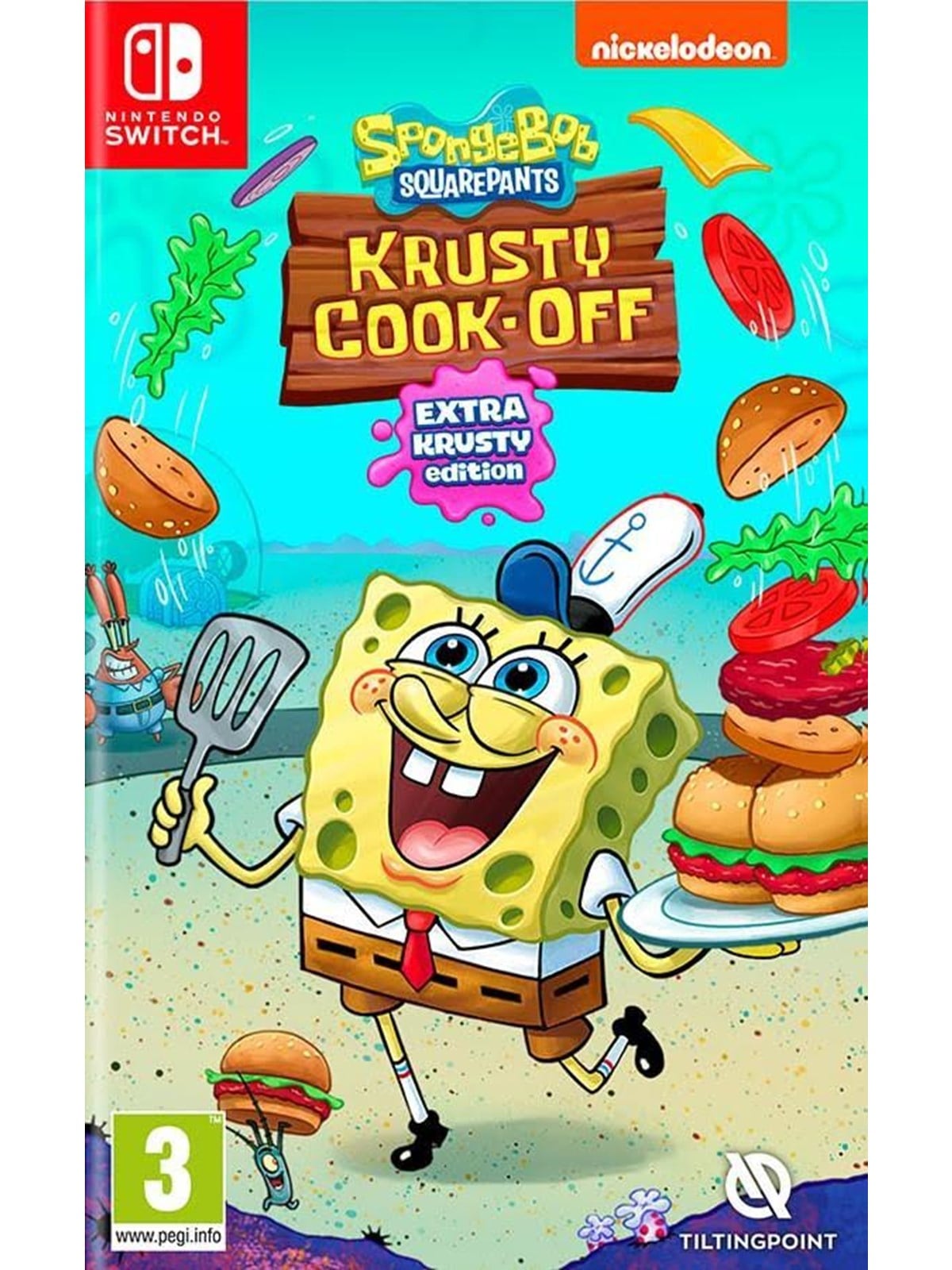 SpongeBob Squarepants: Krusty Cook-Off - Extra Krusty Edition (Code in a Box) - Nintendo Switch - Strategie - PEGI 3