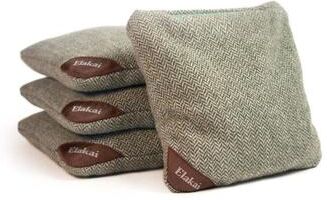 Skip's Garage Elakai Herringbone All-Weather Pro Cornhole Bags (Set of 4)
