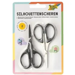 folia Silhouettenscherenset (2-teilig) silber